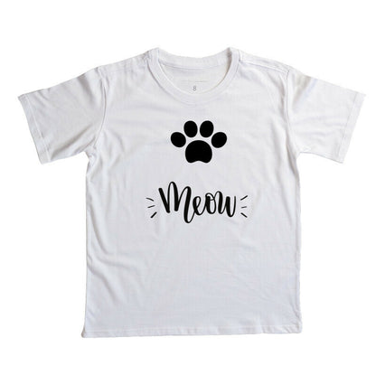 Camiseta Infantil - Meow