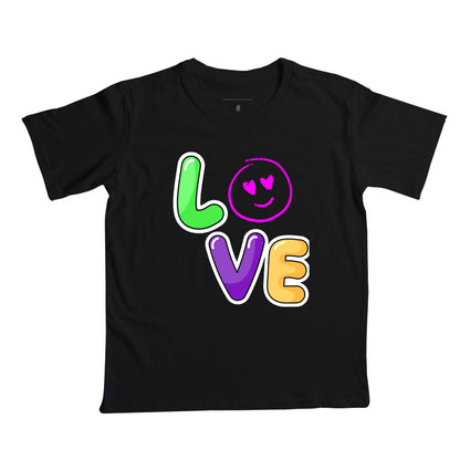 Camiseta Infantil - Love Emoji