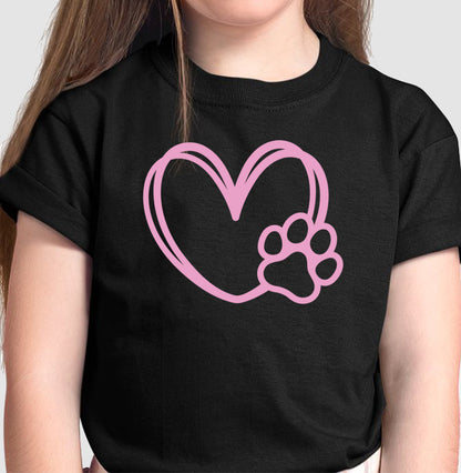 Camiseta Infantil - Dog Heart