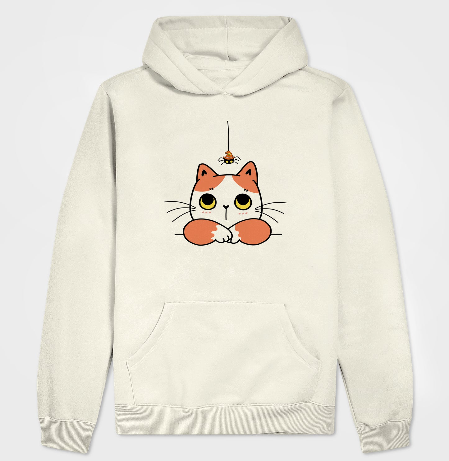 Moletom Hoodie - Gato com Aranha