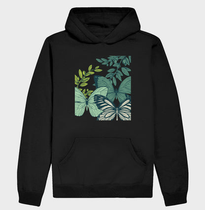 Moletom Hoodie - Borboletas Verdes