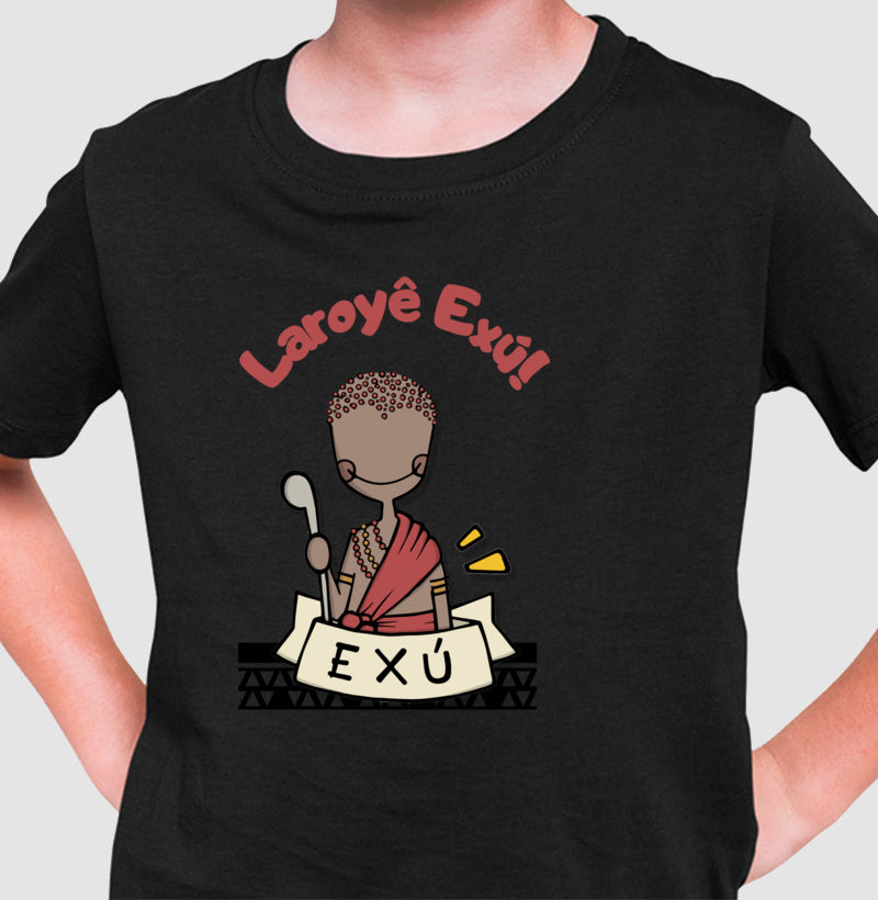 Camiseta Infantil - Laroyê Exú