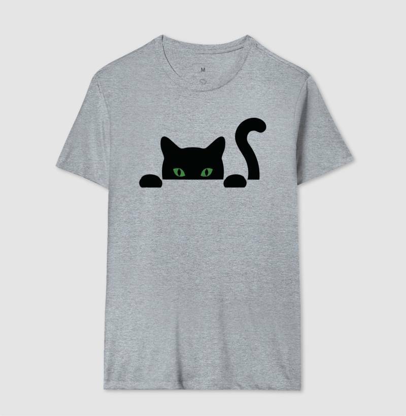 Camiseta - Gato Preto