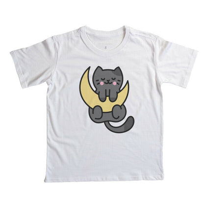 Camiseta Infantil - Gato Lua