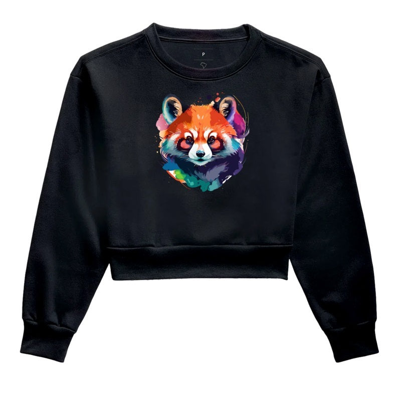 Moletom Cropped - Red Panda