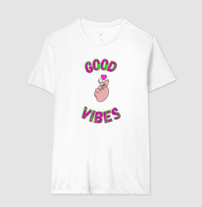 Camiseta - Good Vibes Coração