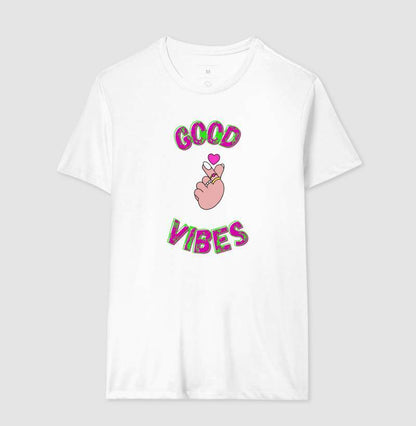 Camiseta - Good Vibes Coração