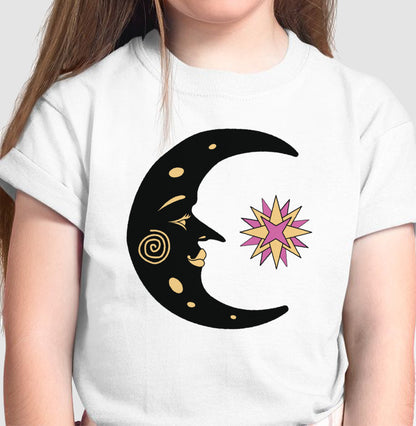 Camiseta Infantil - Lua Mística