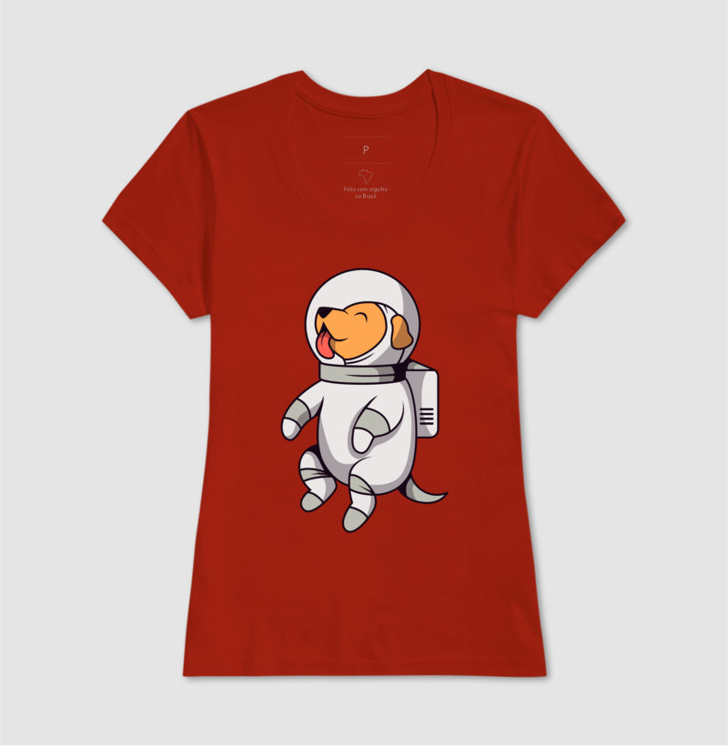 Baby Look - Cachorro Astronauta