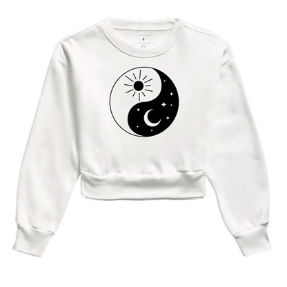 Moletom Cropped - Yin Yang Esotérico