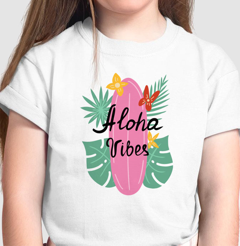 Camiseta Infantil - Aloha Vibes