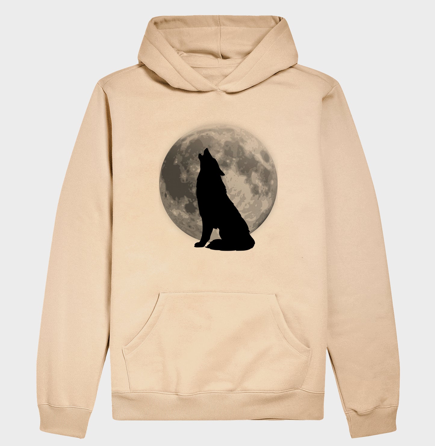 Moletom Hoodie - Lobo Luar