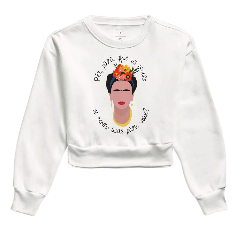 Moletom Cropped - Girl Power Frida 2